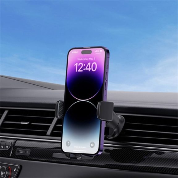 Baseus UltraControl Pro autós telefontartó, 5,4-7,2", automatikusan záródó, fekete