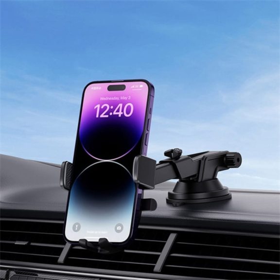 Baseus UltraControl Pro autós telefontartó, 5,4-7,2", automatikusan záródó, fekete