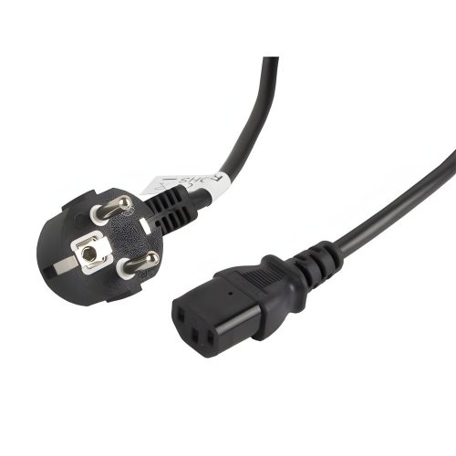Lanberg CEE 7/7 - IEC 320 C13 tápkábel - 3m - fekete