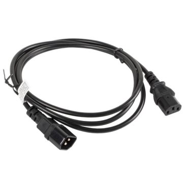 Lanberg IEC 320 C13->C14 kábel 1,8 m, fekete