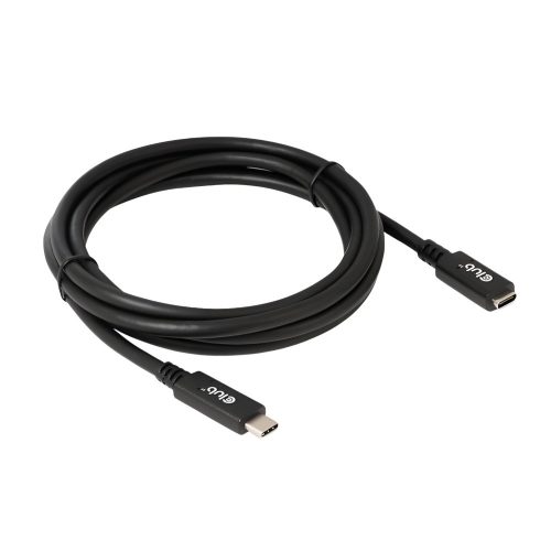 Club3D USB Type-C Gen 1 hosszabbító kábel 2.0 m, 5 Gbps, 60 W (20V/3A), 4K60Hz - CAC-1529