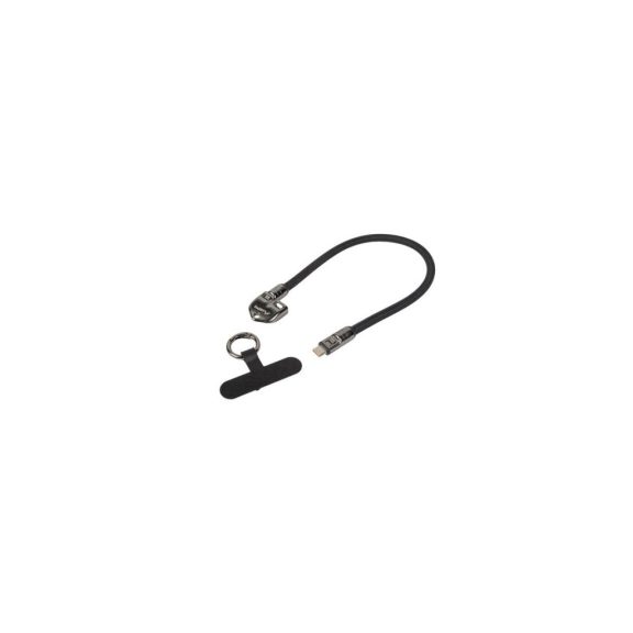 Lanberg USB-C (M/M) 2.0 kábel, 0,3M, nyakpánt/kulcstartó, 240W