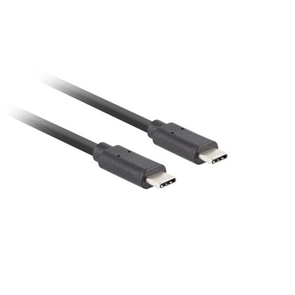 Lanberg USB-C (M/M) 3.1 Gen 2 kábel, 1 m, 10 Gb/s PD 100W, fekete