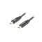 Lanberg USB-C (M/M) 2.0 kábel, 0,5 m, Quick Charge 4.0, fekete