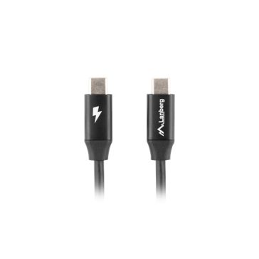   Lanberg USB-C (M/M) 2.0 kábel, 1,8 m, Quick Charge 4.0 ,fekete