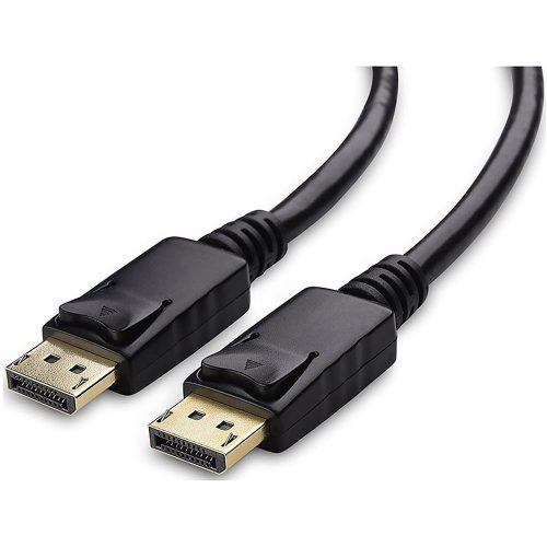 Lanberg DisplayPort 1.2 apa / apa kábel, 0.5m, 4K, fekete - CA-DPDP-10CC-0005-BK