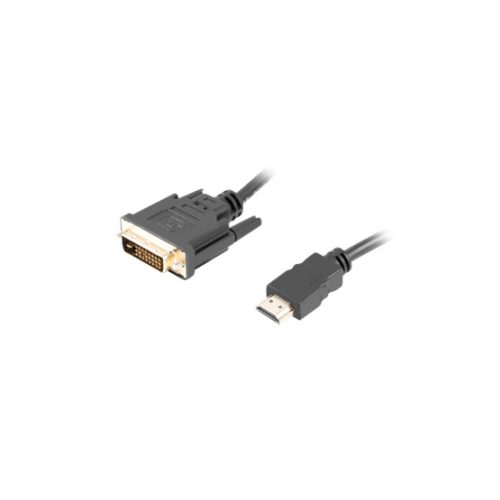Lanberg HDMI (M)->DVI-D (M) (24+1) kábel 1,8 m, fekete