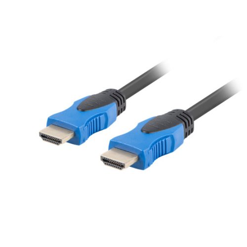 Lanberg HDMI (M/M) v2.0 kábel, 4,5 m, 4K, réz, fekete