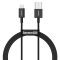 Baseus Superior USB Type-A – iPhone, 2.4A gyorstöltő adatkábel, 1m, fekete
