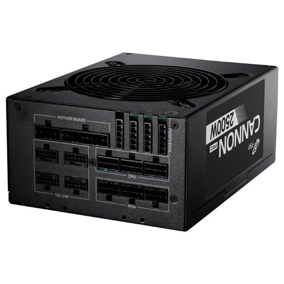 FSP 2500W - CANNON PRO 2500 - 80+ Platinum ATX3.1 Gen 5.1 - Fekete Tápegység