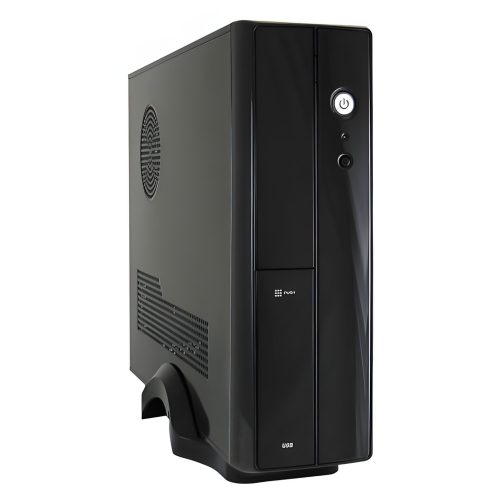 LC-Power LC-1400mi Micro-ATX számítógépház fekete színben, 200W SFX táppal