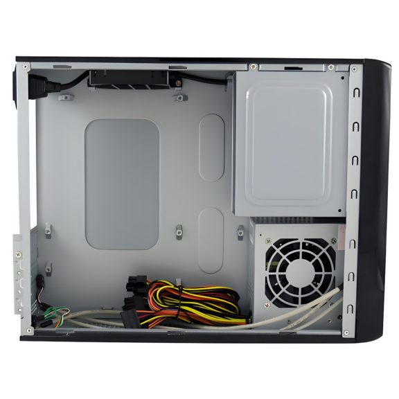 LC-Power LC-1400mi Micro-ATX számítógépház fekete színben, 200W SFX táppal