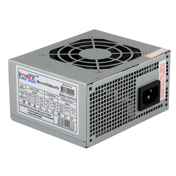 LC-Power LC-1400mi Micro-ATX számítógépház fekete színben, 200W SFX táppal