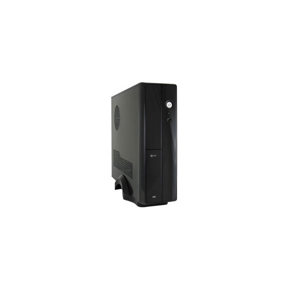 LC-Power LC-1400mi Micro-ATX számítógépház fekete színben, 200W SFX táppal