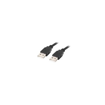 Lanberg USB-A (M/M) 2.0 kábel, 1,8 m, fekete