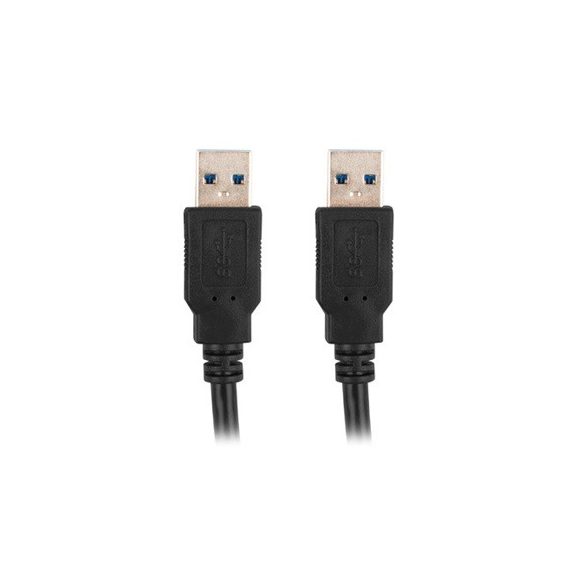 Lanberg USB-A (M/M) 3.0 kábel, 1,8 m, fekete