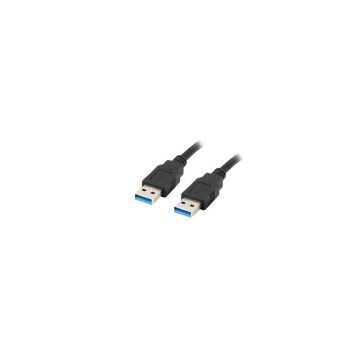 Lanberg USB-A (M/M) 3.0 kábel, 1,8 m, fekete