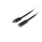 Lanberg USB-C M/F 3.1 kábel, 1,5 m, fekete