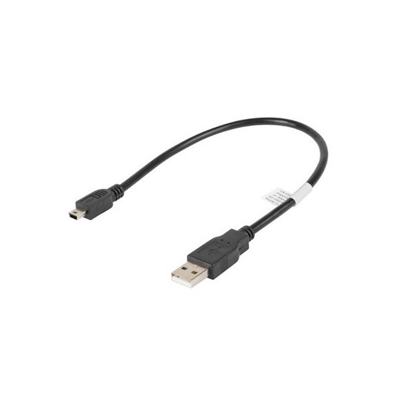 Lanberg USB mini (M)->USB-A (M) 2.0 kábel, 0,3 m, fekete (Canon)
