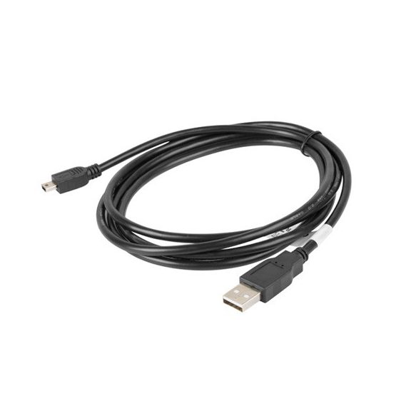 Lanberg USB mini (M)->USB-A (M) 2.0 kábel, 1,8 m, fekete (Canon)