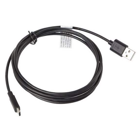 Lanberg USB-C (M)->USB-A (M) 2.0 kábel, 1,8 m, fekete