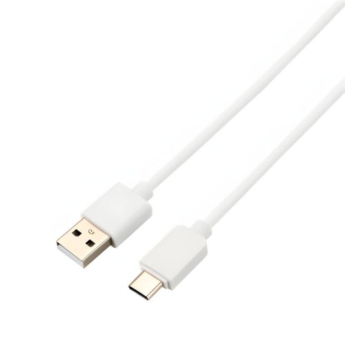 AVAX Pure USB A - Type C kábel 1.0 m, 2.1 A, fehér - CB103W