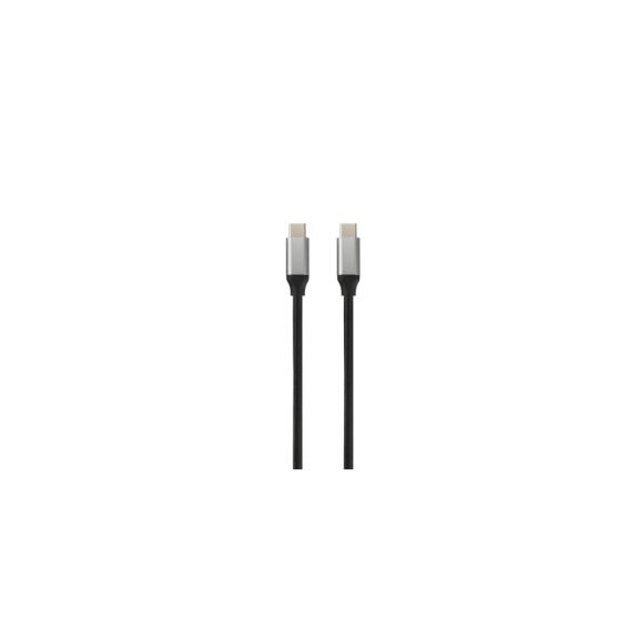 AVAX Steely USB Type-C gyorstöltő kábel 1.5 m, 60 W, 3 A, acélszürke - CB302G