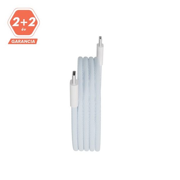 AVAX CB610LB MAGNETY 100W USB C mágneses gyorstöltő kábel, fonott, világoskék - 1m