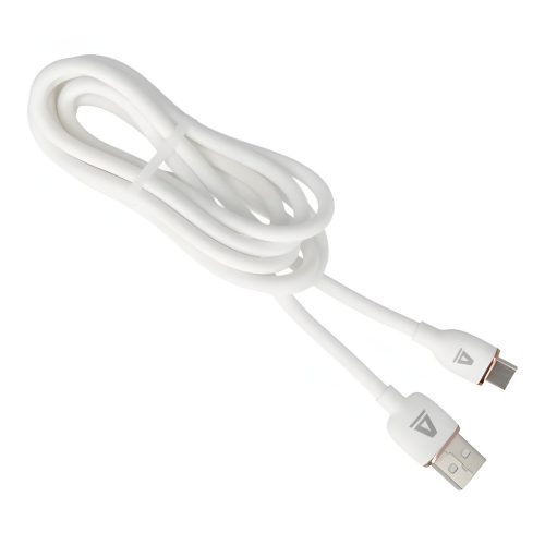 AVAX Creamy+ USB-A - Type-C gyorstöltő kábel 1.5 m, 2.4A, fehér-roséarany - CB620