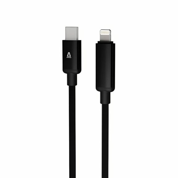 AVAX CB651 PULSEY USB-C - Lightning gyorstöltő kábel, 27W, fonott, 1.0m, szürke