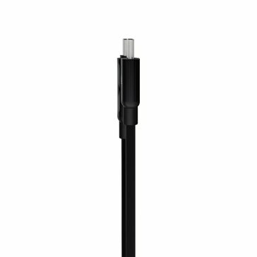 AVAX CB654 PULSEY 60W USB-C - USB-C gyorstöltő kábel fonott kivitelben, szürke színben, 1.0m hosszúságban