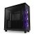 NZXT H6 Flow RGB fekete számítógépház panoráma üveglappal és három RGB ventilátorral