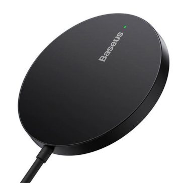   Baseus Simple Mini3 Magnetic vezeték nélküli töltő 15W, fekete