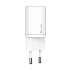   Baseus Super Si hálózati gyorstöltő 30W, USB Type-C, fehér