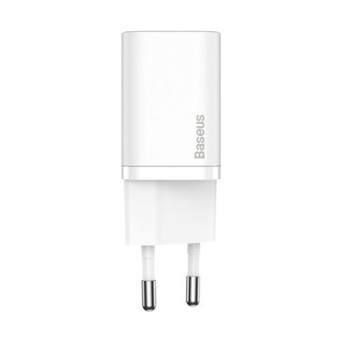 Baseus Super Si hálózati gyorstöltő 30W, USB Type-C, fehér