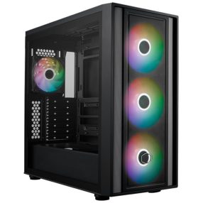   Cooler Master Midi - CD600 + ST4 fans + MWE Gold V2 750W - CD600-KHNN75-S00