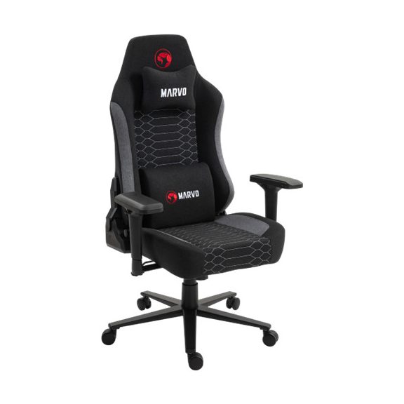 MARVO Kahn Gray gaming szék - fekete/szürke