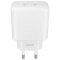 AVAX CH602W SPEEDY+ 2x Type C  (PD) 45W gyors hálózati töltő, fehér