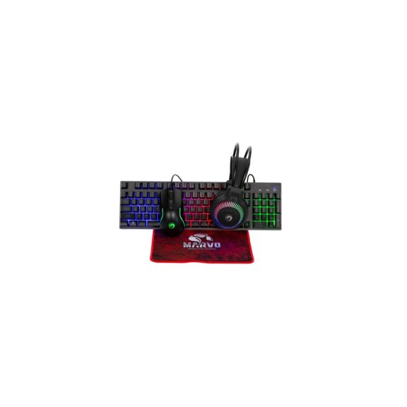 Marvo Loot 40 gamer szett billentyűzettel, egérrel, headsettel és RGB világítással