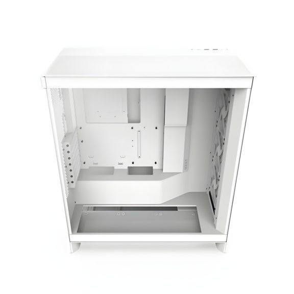 NZXT H7 Flow Mid Tower fehér számítógépház edzett üveg oldallappal