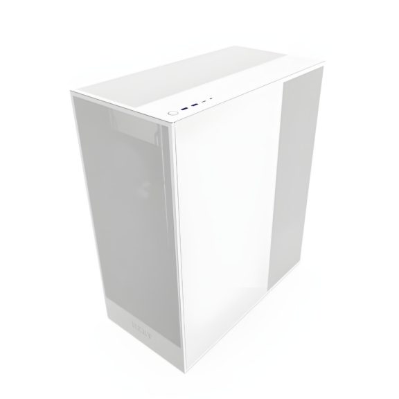 NZXT H7 Flow Mid Tower fehér számítógépház edzett üveg oldallappal
