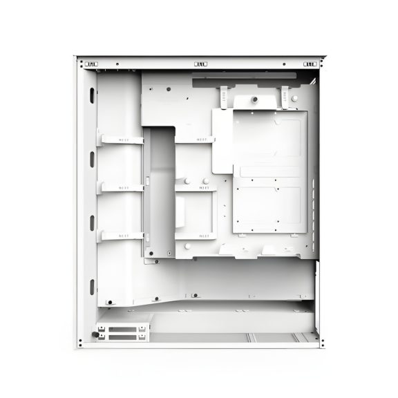 NZXT H7 Flow Mid Tower fehér számítógépház edzett üveg oldallappal