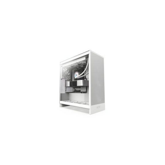 NZXT H7 Flow Mid Tower fehér számítógépház edzett üveg oldallappal
