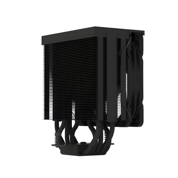 Zalman CNPS13X BLACK CPU hűtő 5 hőcsővel, 120mm Shark Fin ventilátorral és ARGB világítással Intel és AMD processzorokhoz