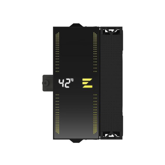 Zalman CNPS13X DS processzorhűtő, ARGB, CPU hőmérséklet kijelző, fekete