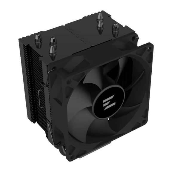 Zalman CNPS4X BLACK V2 CPU hűtő, 3 hőcső, PWM ventilátor, 92 mm, fekete