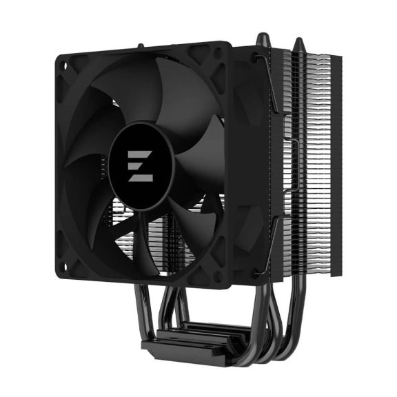 Zalman CNPS4X BLACK V2 CPU hűtő, 3 hőcső, PWM ventilátor, 92 mm, fekete