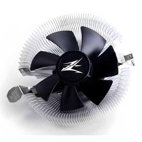 Zalman CNPS80G Rev.3 alacsony profilú CPU hűtő 85mm PWM ventilátorral Intel és AMD processzorokhoz