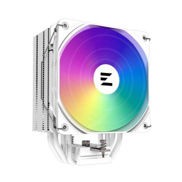   Zalman CNPS9X Performa Plus ARGB CPU hűtő, 4 hőcső, 120 mm PWM ARGB ventilátor, fehér
