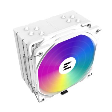   Zalman CNPS9X Performa Plus ARGB CPU hűtő, 4 hőcső, 120 mm PWM ARGB ventilátor, fehér
